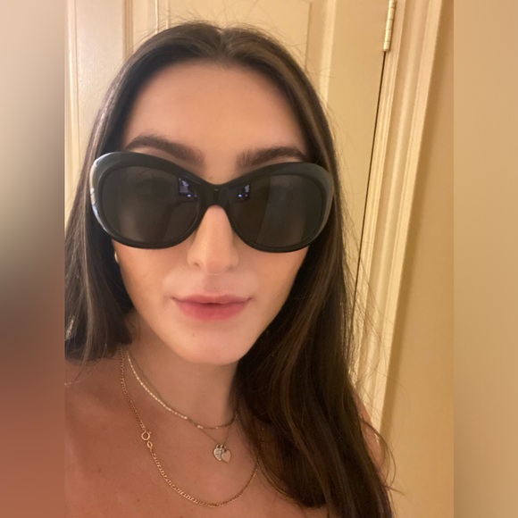 Ralph Lauren Black Circular Sunglasses 🕶️ 🖤 (Prescription) - Picture 2 of 8